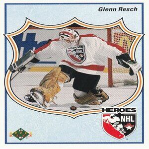 Glenn Resch - 1991 Upper Deck "Heroes Of The NHL" Hockey Card